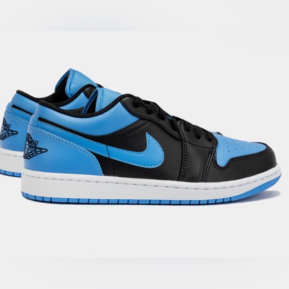Air Jordan 1 Low SE University Blue and Black New Mens (2023) - Picture 2 of 7